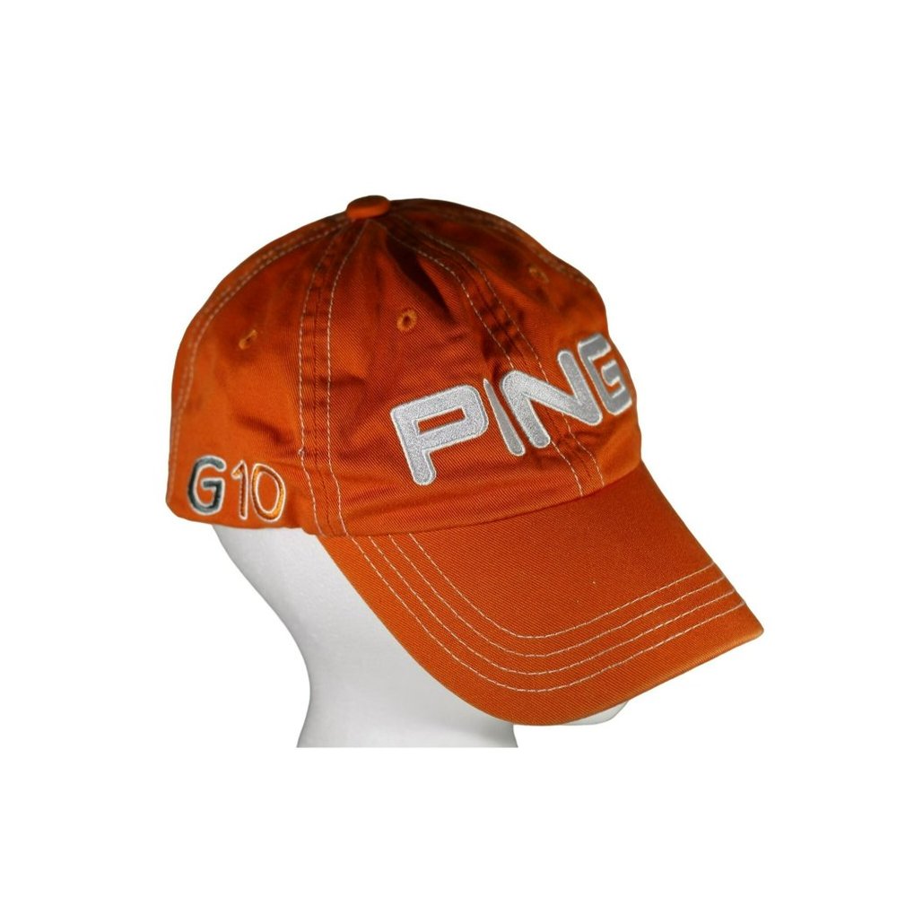 Ping Orange G10 100% Cotton Adjustable Hat